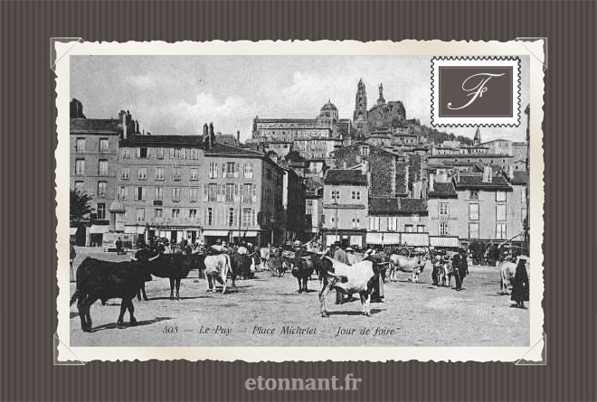 Carte postale ancienne de Le Puy-en-Velay (43 Haute-Loire)