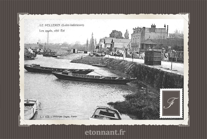 Carte postale ancienne : Le Pellerin