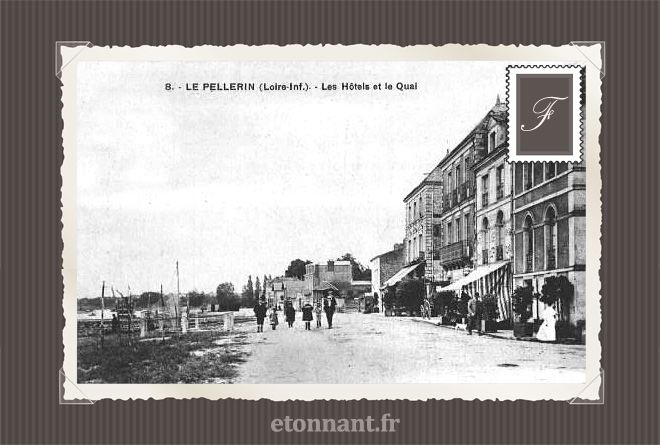 Carte postale ancienne : Le Pellerin
