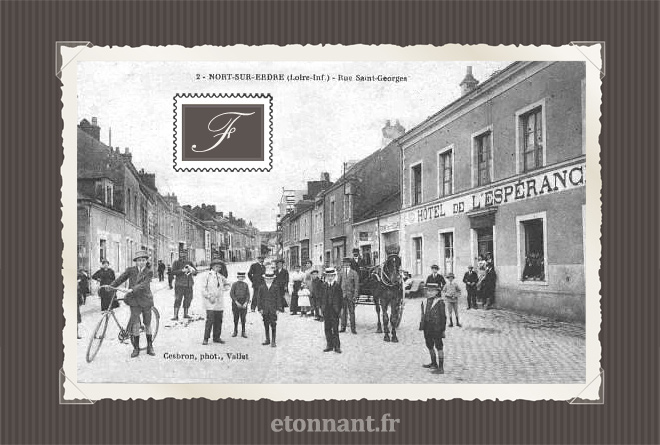 Carte postale ancienne : Nort-sur-Erdre