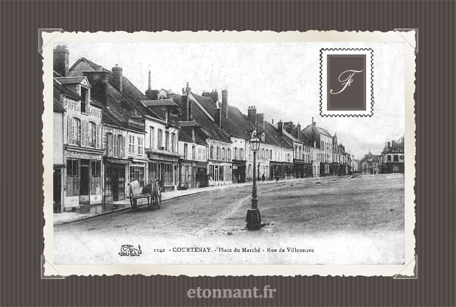 Carte postale ancienne : Courtenay