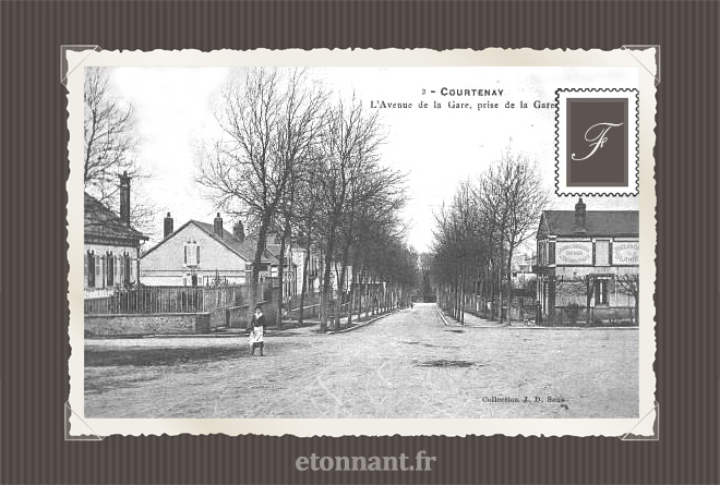 Carte postale ancienne : Courtenay