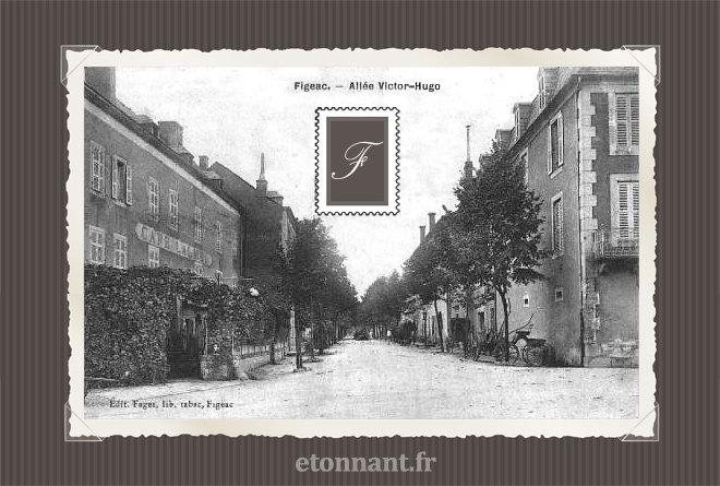 Carte postale ancienne de Figeac (46 Lot)