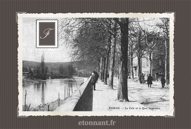 Carte postale ancienne de Figeac (46 Lot)