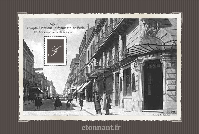 Carte postale ancienne de Agen (47 Lot-et-Garonne)