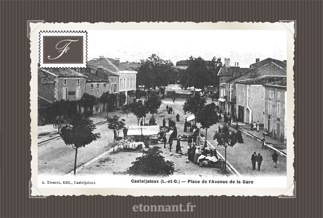 Carte postale ancienne : Casteljaloux
