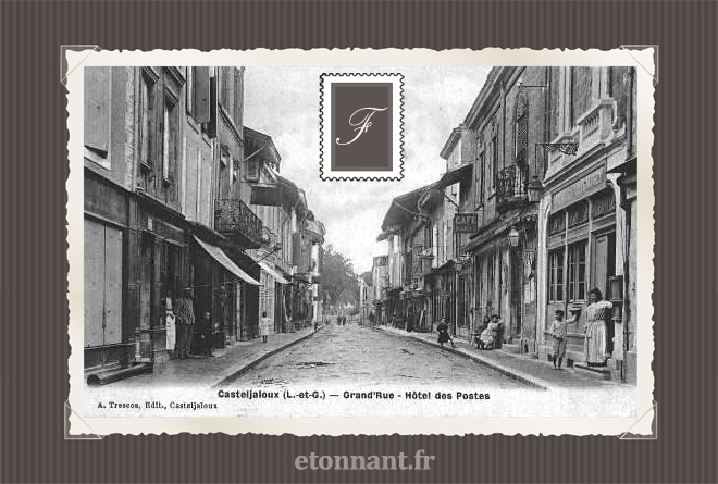 Carte postale ancienne : Casteljaloux