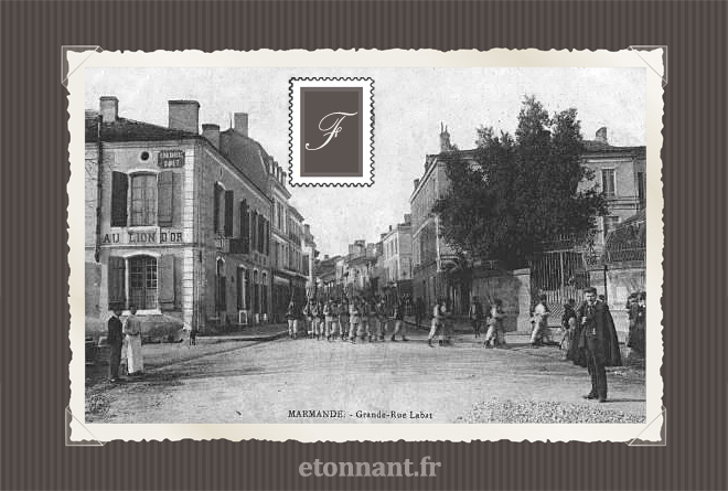 Carte postale ancienne de Marmande (47 Lot-et-Garonne)