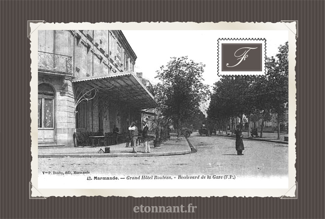 Carte postale ancienne de Marmande (47 Lot-et-Garonne)