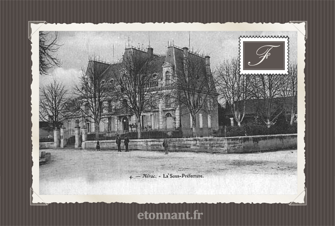 Carte postale ancienne de Nérac (47 Lot-et-Garonne)