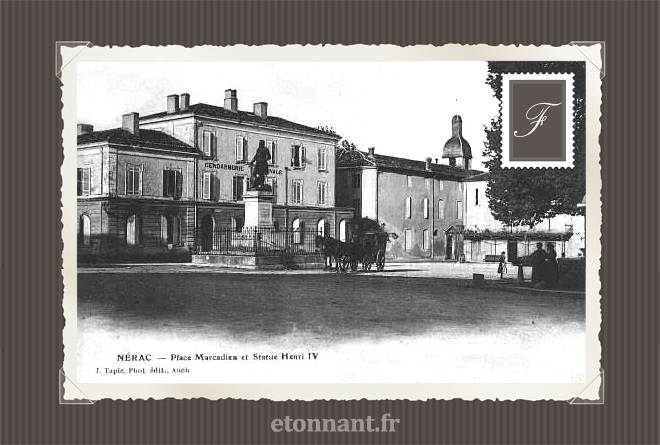Carte postale ancienne de Nérac (47 Lot-et-Garonne)