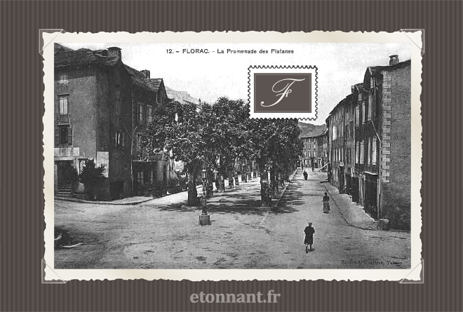 Carte postale ancienne : Florac