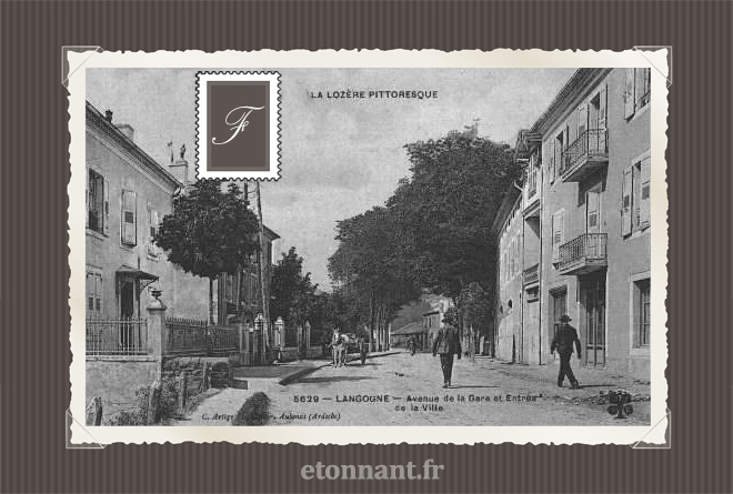 Carte postale ancienne : Langogne