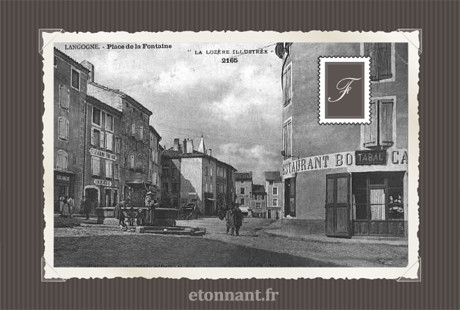 Carte postale ancienne : Langogne
