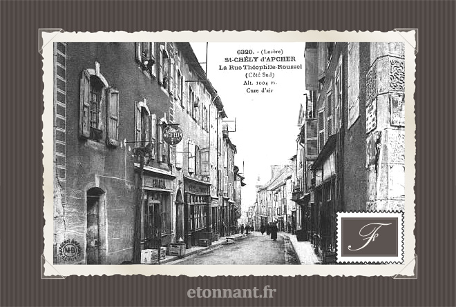Carte postale ancienne : Saint-Chély-d'Apcher