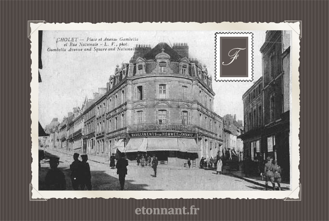 Carte postale ancienne de Cholet (49 Maine-et-Loire)
