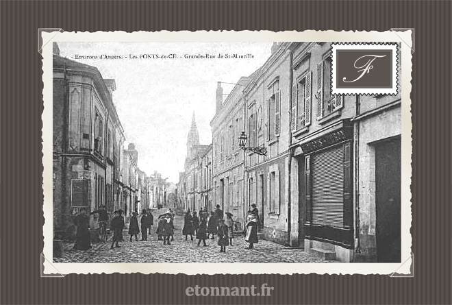 Carte postale ancienne : Les Ponts-de-Cé