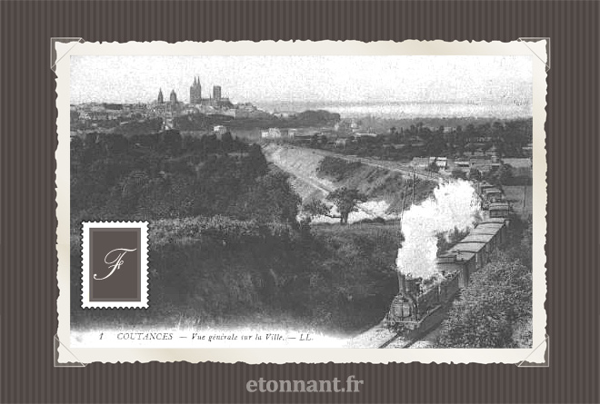 Carte postale ancienne de Coutances (50 Manche)