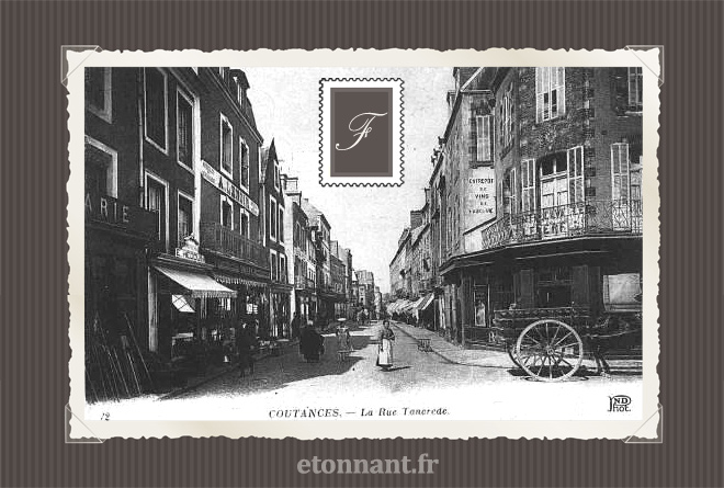 Carte postale ancienne de Coutances (50 Manche)