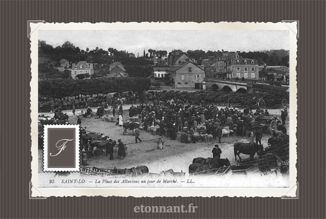 Carte postale ancienne de Saint-Lô (50 Manche)