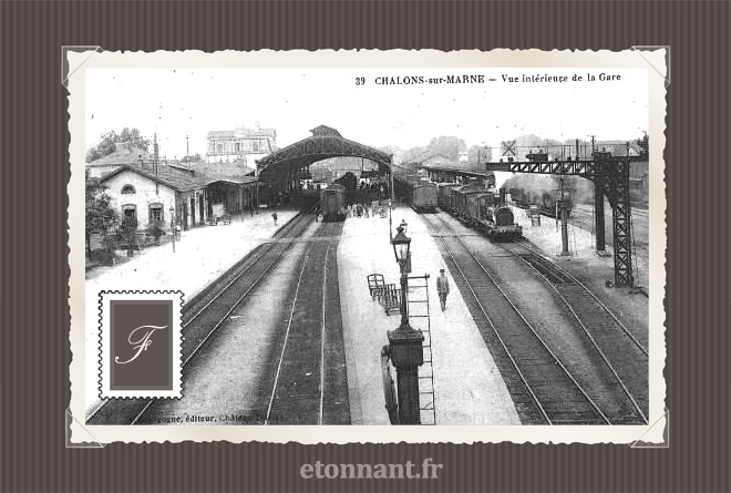 Carte postale ancienne de Châlons-en-Champagne (51 Marne)