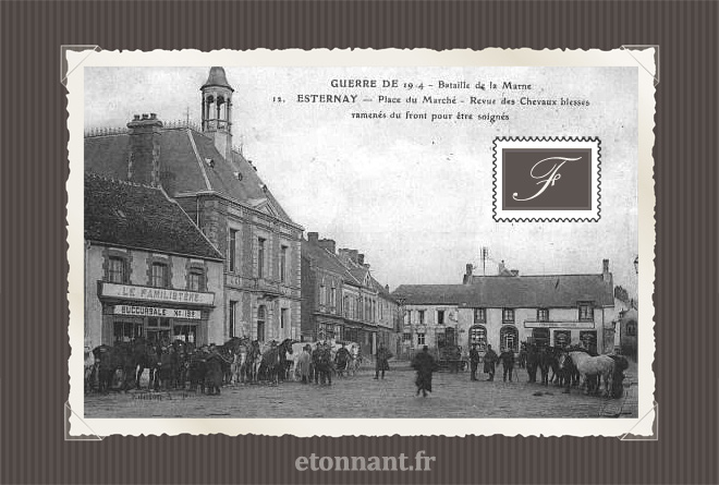 Carte postale ancienne : Esternay