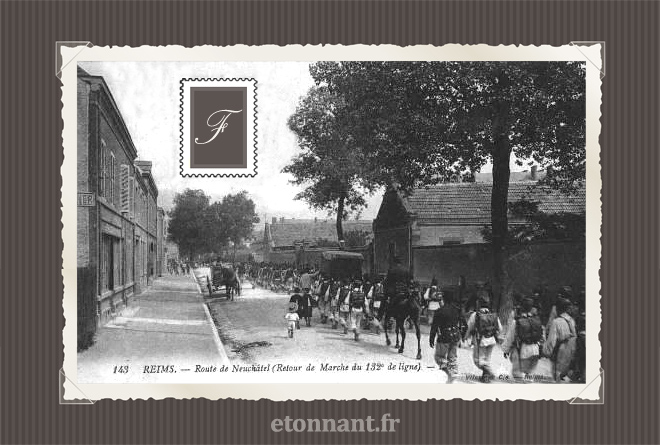 Carte postale ancienne de Reims (51 Marne)