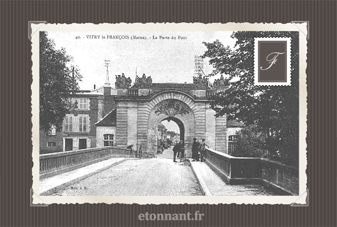 Carte postale ancienne de Vitry-le-François (51 Marne)