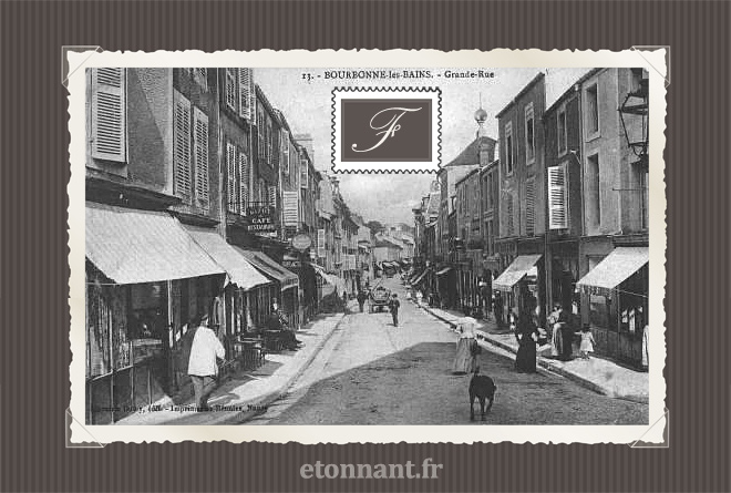 Carte postale ancienne : Bourbonne-les-Bains