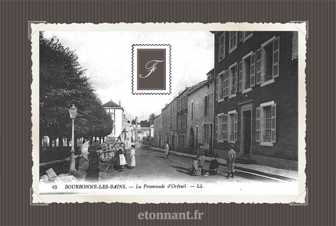 Carte postale ancienne : Bourbonne-les-Bains