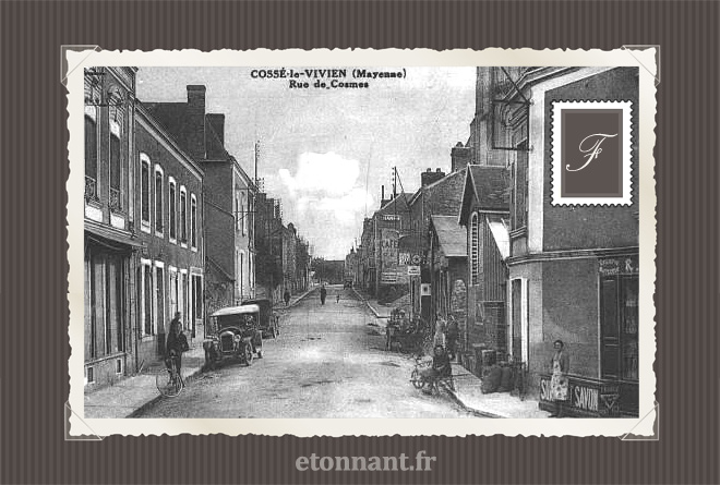 Carte postale ancienne : Cossé-le-Vivien