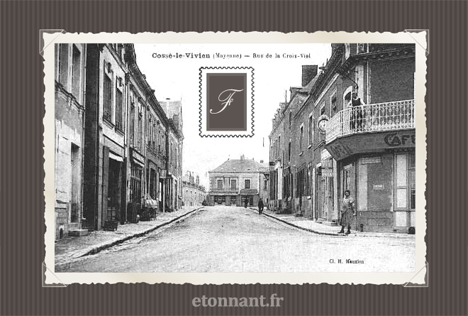 Carte postale ancienne : Cossé-le-Vivien
