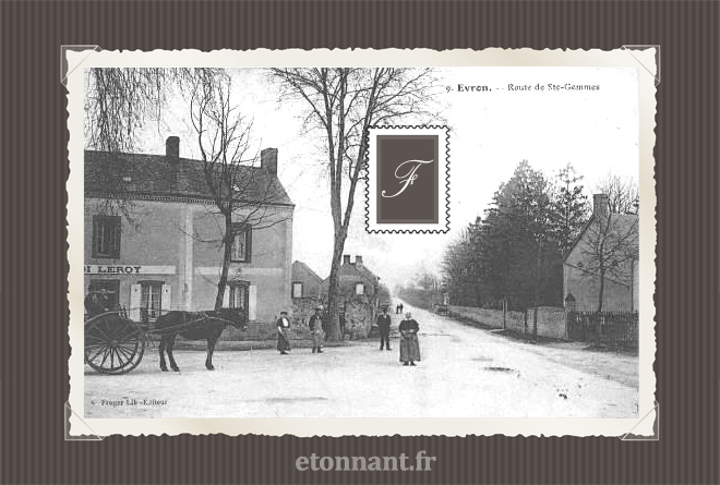 Carte postale ancienne : Évron