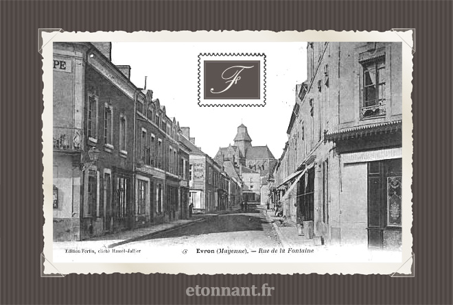 Carte postale ancienne : Évron