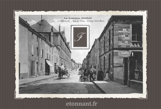 Carte postale ancienne de Lunéville (54 Meurthe-et-Moselle)