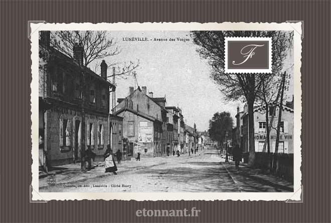 Carte postale ancienne de Lunéville (54 Meurthe-et-Moselle)