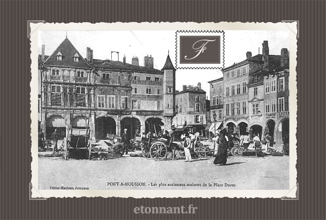 Carte postale ancienne : Pont-à-Mousson