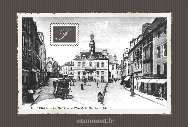 Carte postale ancienne : Auray