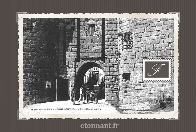 Carte postale ancienne : Hennebont