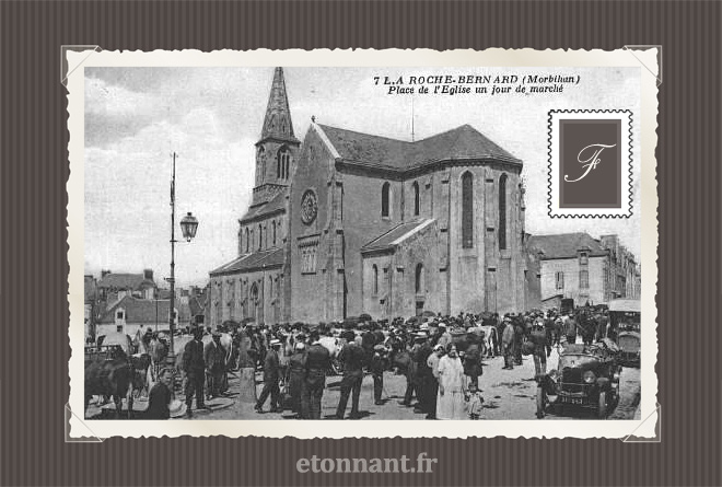 Carte postale ancienne : La Roche-Bernard