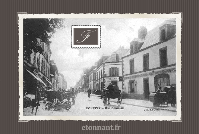 Carte postale ancienne de Pontivy (56 Morbihan)