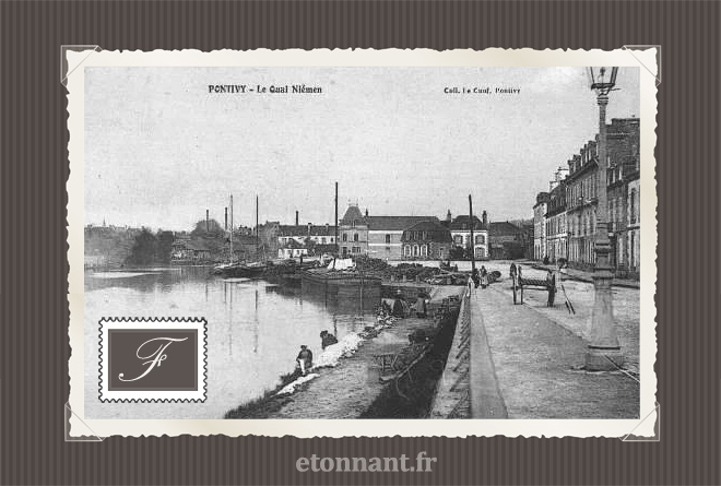 Carte postale ancienne de Pontivy (56 Morbihan)