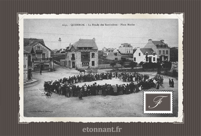 Carte postale ancienne : Quiberon