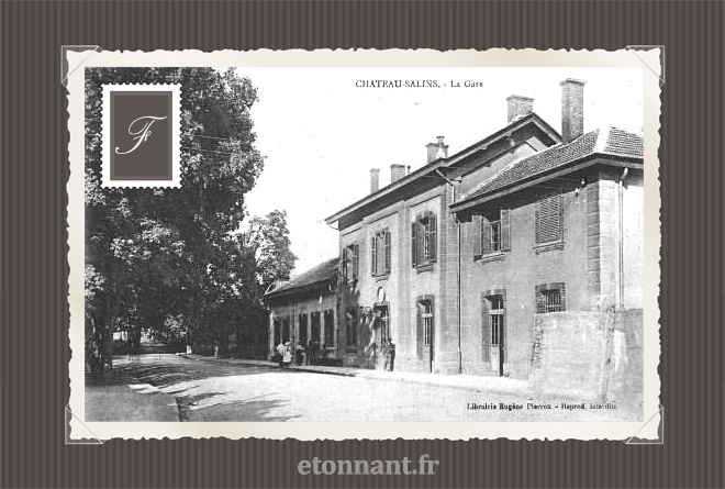 Carte postale ancienne de Château-Salins (57 Moselle)