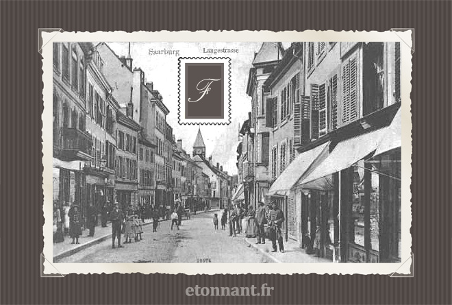 Carte postale ancienne de Sarrebourg (57 Moselle)