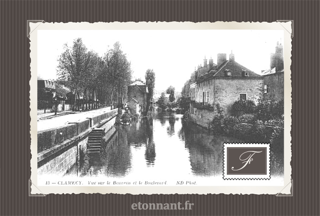 Carte postale ancienne de Clamecy (58 Nièvre)