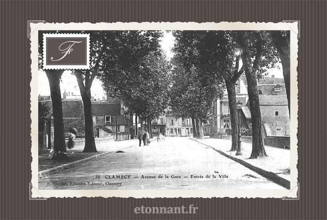 Carte postale ancienne de Clamecy (58 Nièvre)