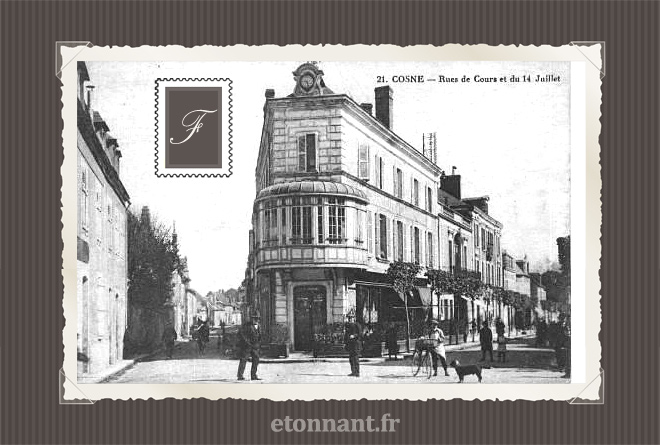 Carte postale ancienne de Cosne-Cours-sur-Loire (58 Nièvre)