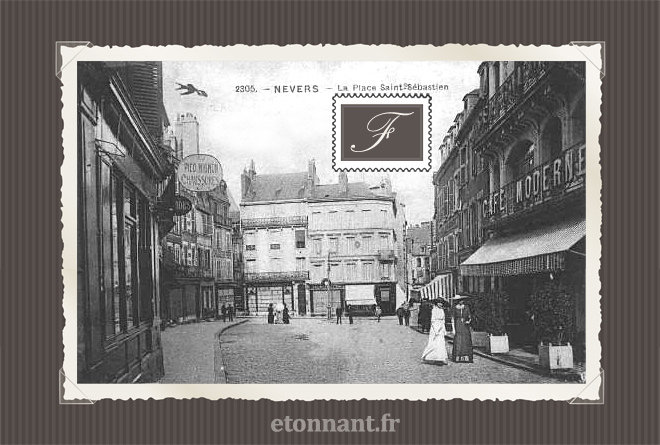 Carte postale ancienne de Nevers (58 Nièvre)