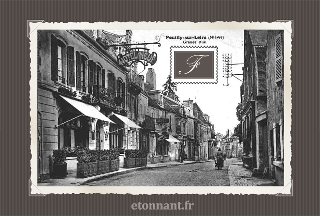 Carte postale ancienne : Pouilly-sur-Loire